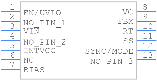 LT8365HMSE#PBF - Analog Devices - PCB symbol