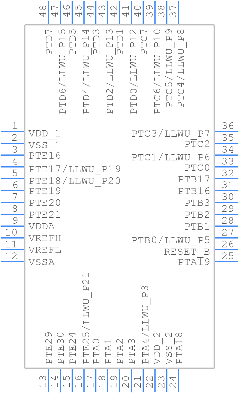 MKV44F128VLF16 - NXP - PCB symbol