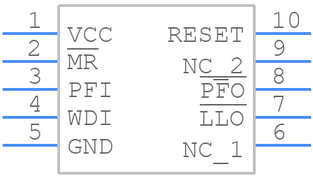 LM3710XKBP-463 - Texas Instruments - PCB symbol