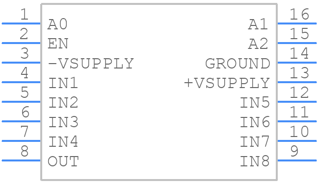 MPC509APG4 - Texas Instruments - PCB symbol