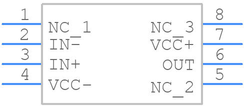 TL081CDE4 - Texas Instruments - PCB symbol