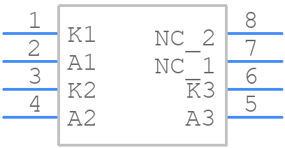 IL300-E-X009T - Vishay - PCB symbol