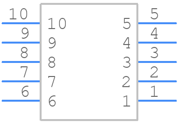 1053102110 - Molex - PCB symbol