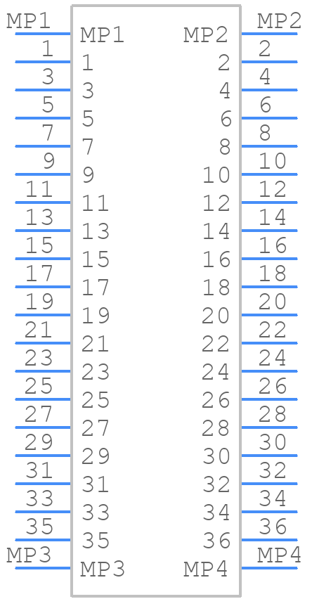 52559-3633 - Molex - PCB symbol
