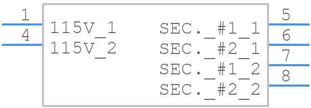164J24 - Hammond Manufacturing - PCB symbol