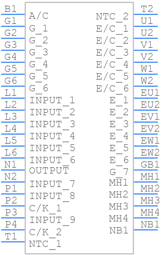 FP35R12W2T7B11BOMA1 - Infineon - PCB symbol