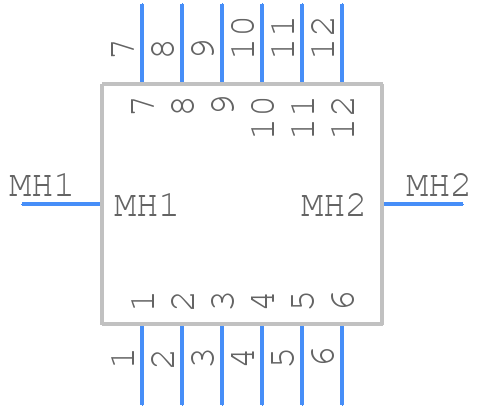 105312-1112 - Molex - PCB symbol