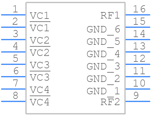 MAATSS0015TR - MACOM - PCB symbol