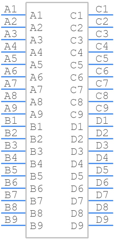 76867-1011 - Molex - PCB symbol