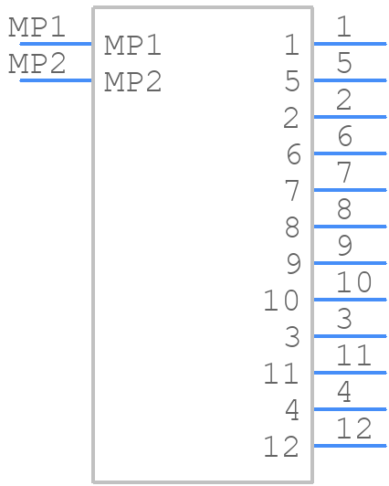 34897-6120 - Molex - PCB symbol