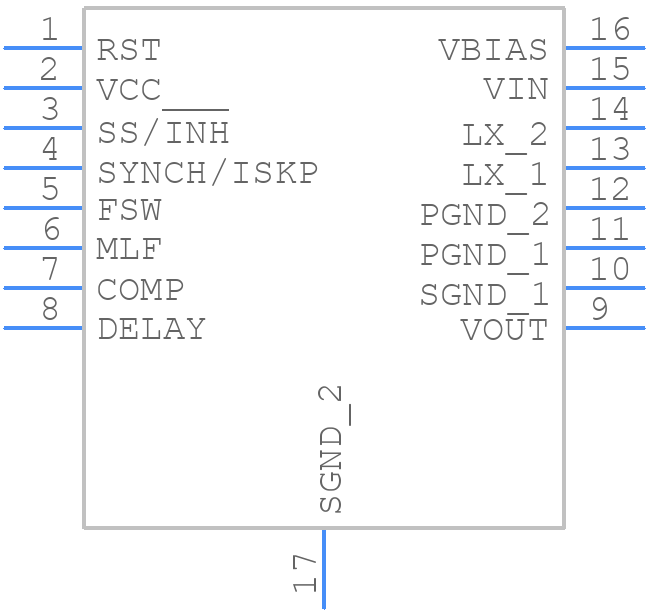 A6985FTR - STMicroelectronics - PCB symbol