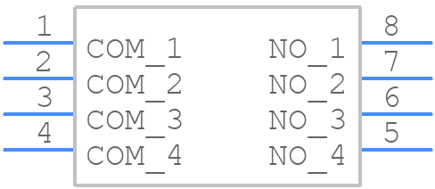 CHS-04MB1 - Nidec Copal - PCB symbol