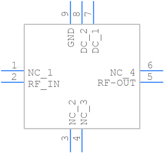 MNA-6W+ - Mini-Circuits - PCB symbol