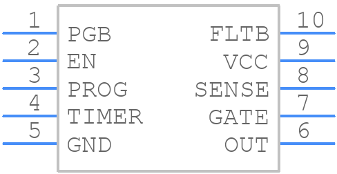 SN24710DGSR - Texas Instruments - PCB symbol