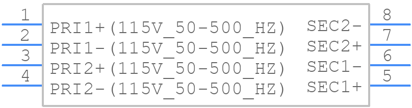 DPC-16-260 - Bel - PCB symbol