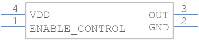 7W-16.000MBA-T - TXC CORPORATION - PCB symbol