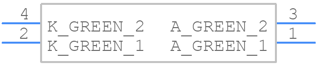 APHB1608CGKSURKC - Kingbright - PCB symbol