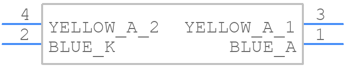 APHB1608QBDSYKC - Kingbright - PCB symbol