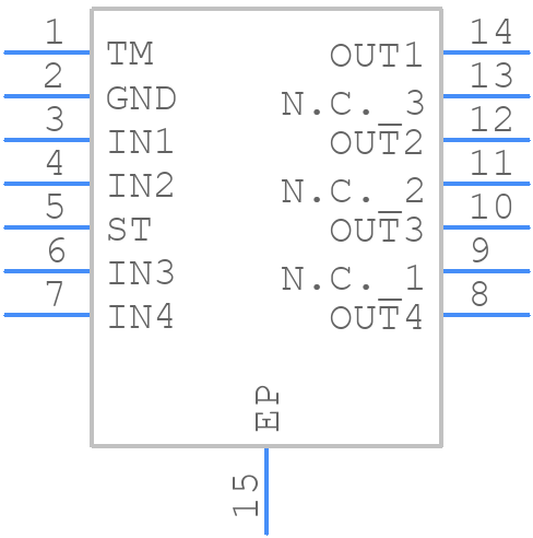 ITS4090QEPDXUMA1 - Infineon - PCB symbol