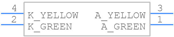 APHB1608LZGKSYKC - Kingbright - PCB symbol