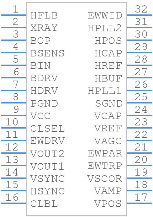 TDA4858 - NXP - PCB symbol