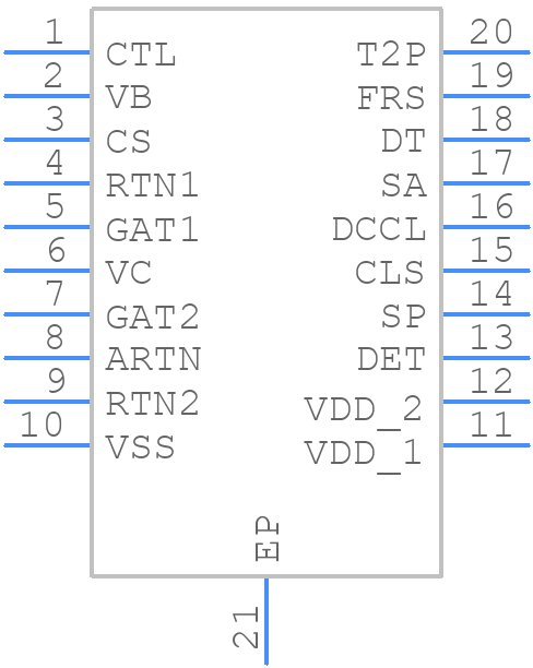 PM8803 - STMicroelectronics - PCB symbol