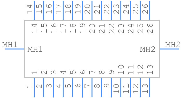 M80-5132642 - Harwin - PCB symbol