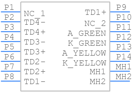 1-2301994-3 - TE Connectivity - PCB symbol