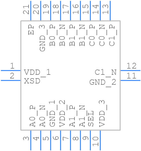 CBTL02042ABQ,115 - NXP - PCB symbol