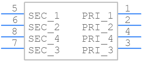 SPW-051 - Premier Magnetics - PCB symbol