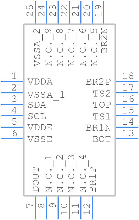 ZSSC4175DE4R - Renesas Electronics - PCB symbol
