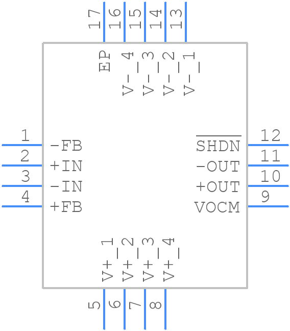 LTC6363IRD#PBF - Analog Devices - PCB symbol