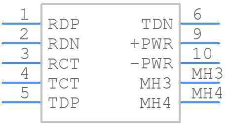 6605432-2 - TE Connectivity - PCB symbol