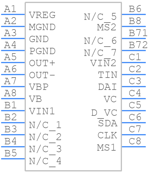 R3910-CFAB-E1T - onsemi - PCB symbol