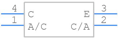 SFH620A-3X016 - Vishay - PCB symbol