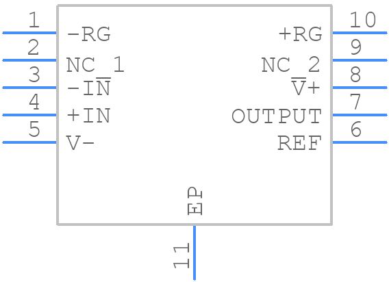 LT6370IDD#TRPBF - Analog Devices - PCB symbol