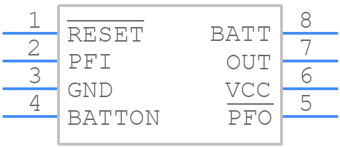 MAX16039LLA29+T - Analog Devices - PCB symbol