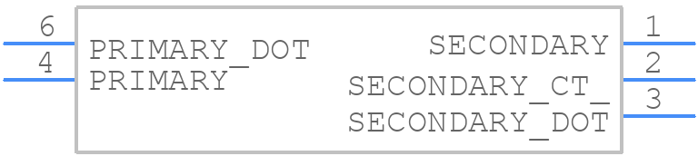 TC4-14X+ - Mini-Circuits - PCB symbol