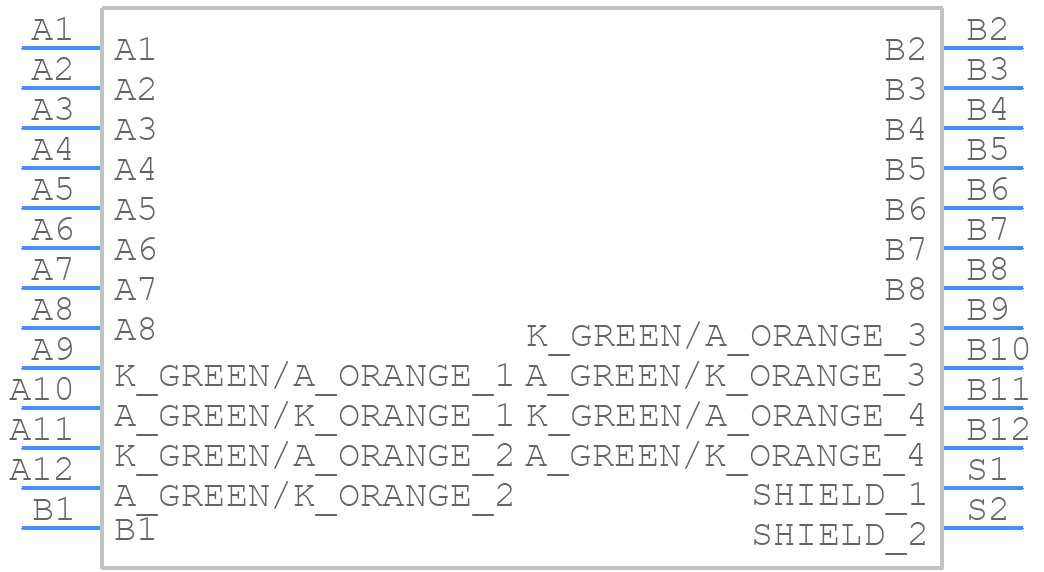 RJSBE538GC2 - Amphenol Communications Solutions - PCB symbol