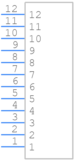 436501220 - Molex - PCB symbol