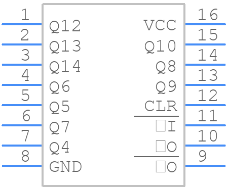 TC74HC4060AF - Toshiba - PCB symbol