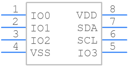 PCA9536D,112 - NXP - PCB symbol