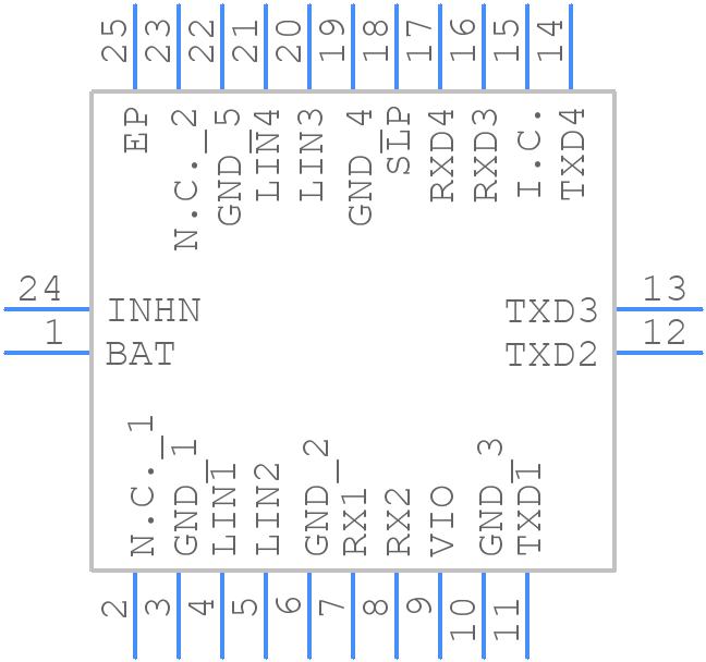 TJA1124AHG/0Z - NXP - PCB symbol