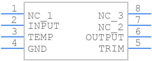 REF01CN8#PBF - Analog Devices - PCB symbol