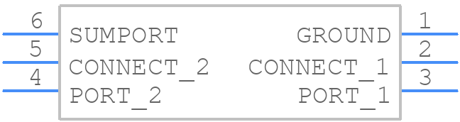 TCP-2-10+ - Mini-Circuits - PCB symbol