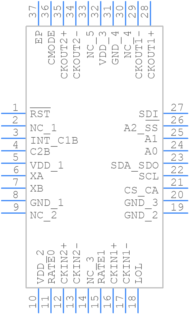 SI5324C-C-GMR - Silicon Labs - PCB symbol