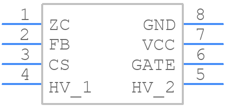 ICE2QS03 - Infineon - PCB symbol