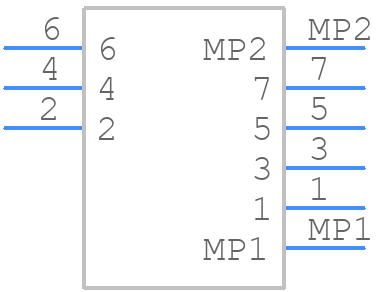 FH64MA-7S-0.25SHW - Hirose - PCB symbol