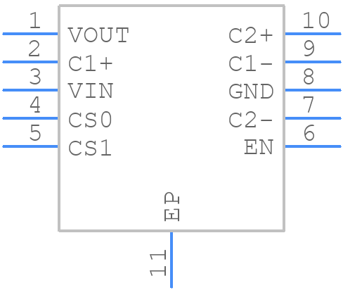 LM2751SD-B/NOPB - Texas Instruments - PCB symbol