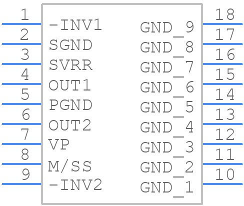 TDA1517P/N3 - NXP - PCB symbol